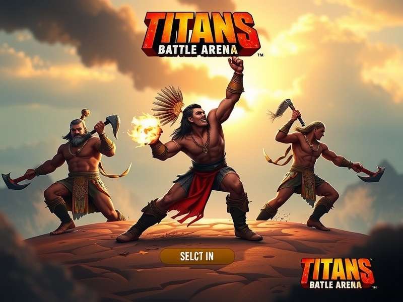 Titans Battle Arena gameplay screenshot showing character combat